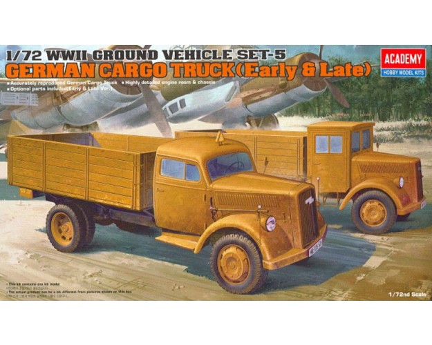 GERMAN CARGO TRUCK (EARLY & LATE)