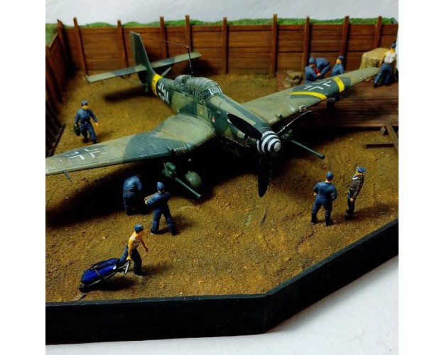 DIORAMA STUKA KANONENVOGEL - 1/72