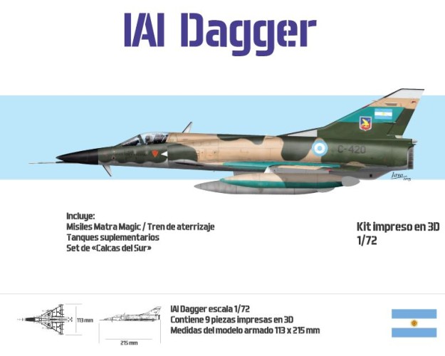 IAI DAGGER 1/72 3D