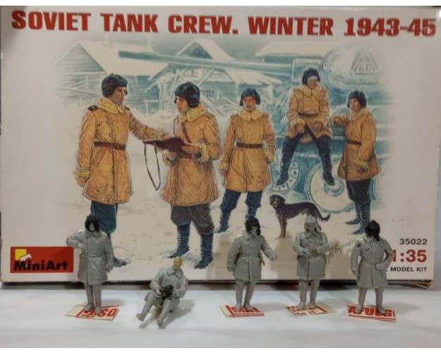 FIGURAS SEMIARMADAS - SOVIET TANK CREW. WINTER 1943-45