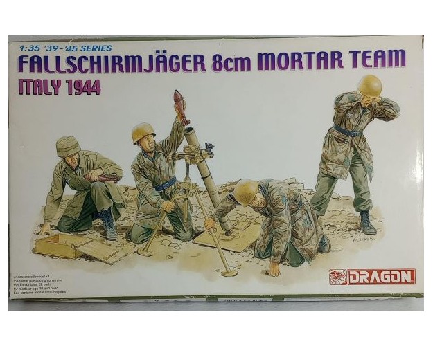 FALLSCHIRMJÄGER 8cm MORTAR TEAM (sin mortero, solo figuras)