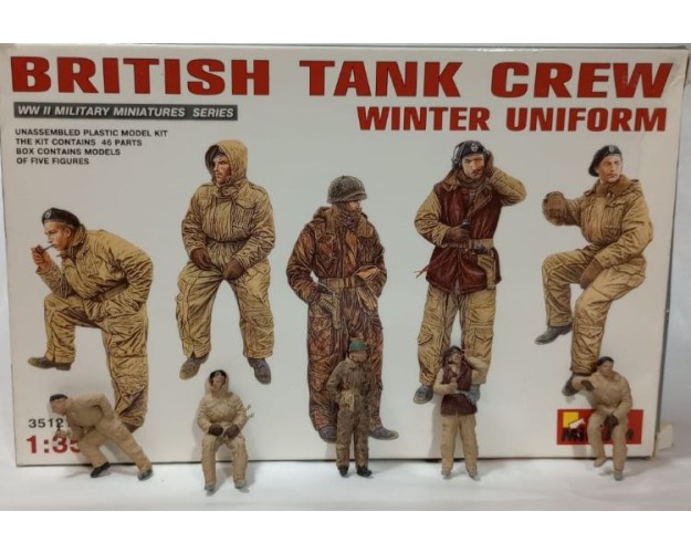 FIGURAS SEMIARMADAS - BRITISH TANK CREW. WINTER UNIFORM