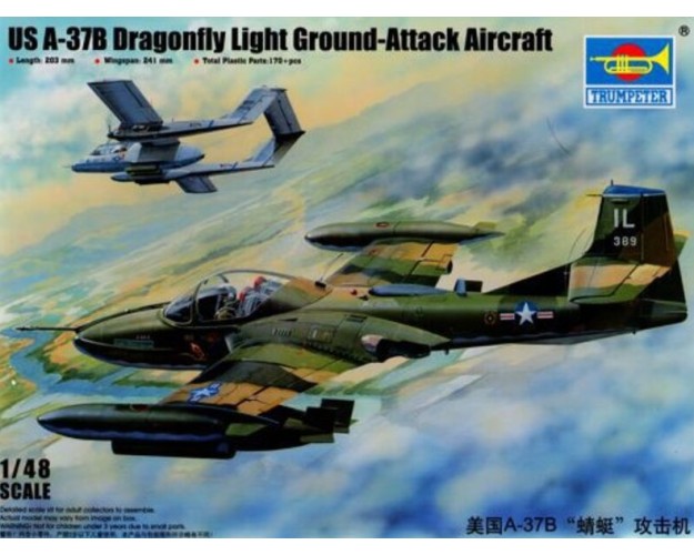 US A-37B DRAGONFLY LIGHT GROUND-ATTACK AIRCRAFT