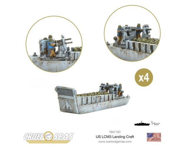 Cruel Seas US LCM3 Landing Craft