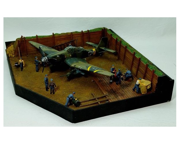 DIORAMA STUKA KANONENVOGEL - 1/72
