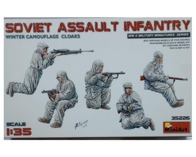 SOVIET ASSAULT INFANTRY - WINTER CAMOUFLAGE CLOAKS