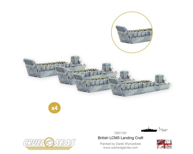 Cruel Seas British LCM3 Landing Craft