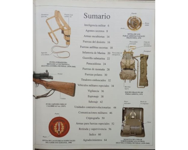 Diccionario visual Altea de las FUERZAS ESPECIALES