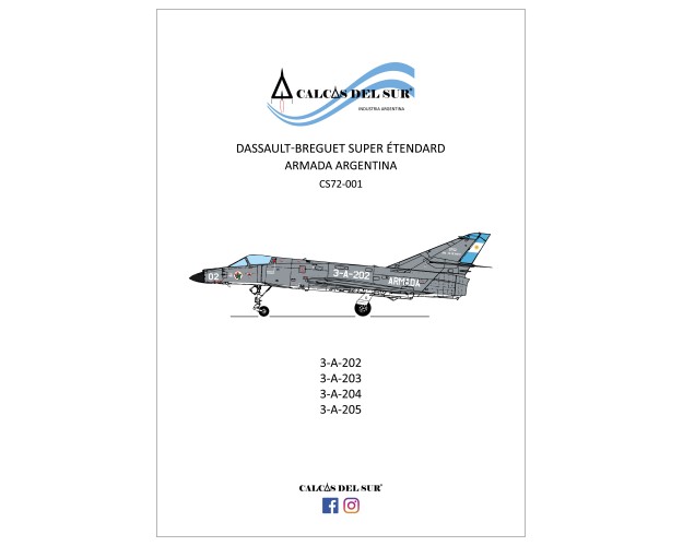 SUPER ETENDARD 1/72 3D