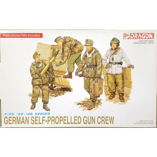 GERMAN SELF-PROPELLED GUN CREW - SIN CAJA