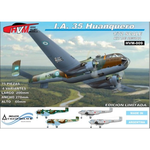 I.A. 35 HUANQUERO - IMPRESO 3D EN RESINA - 1/72