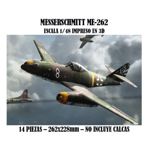 MESSERSCHMITT ME-262 3D 1/48