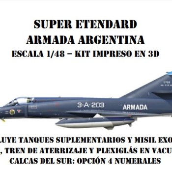 SUPER ETENDARD 1/48 3D