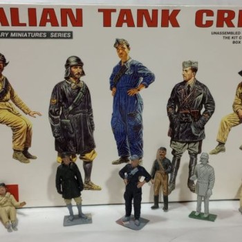 FIGURAS SEMIARMADAS - ITALIAN TANK CREW