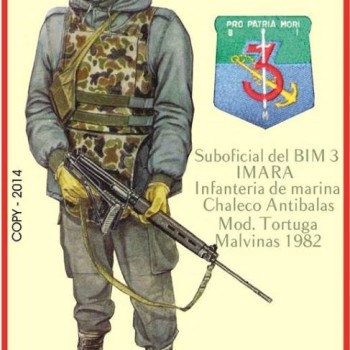 SUBOFICIAL INFANTERÍA DE MARINA - MALVINAS 1982