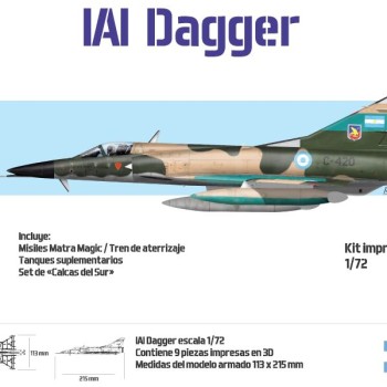 IAI DAGGER 1/72 3D