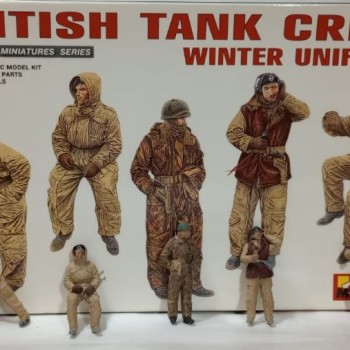 FIGURAS SEMIARMADAS - BRITISH TANK CREW. WINTER UNIFORM