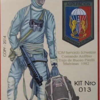 TCIM BERNARDO SCHWEIZER - COMANDO ANFIBIO - MALVINAS 1982