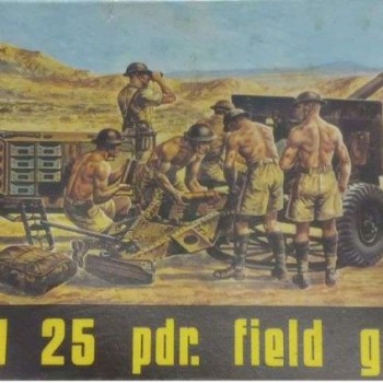 British 25 pdr field gun