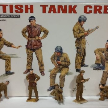 FIGURAS SEMIARMADAS - BRITISH TANK CREW.