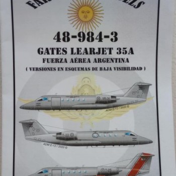 GATES LEARJET 35A - FUERZA AÉREA ARGENTINA - ESQUEMA BAJA VISIBILIDAD