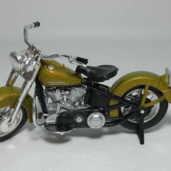 1953 HARLEY DAVIDSON 74FL HYDRA GLIDE (GOLD)