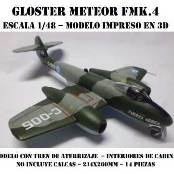 GLOSTER METEOR FMK.4 1/48 3D