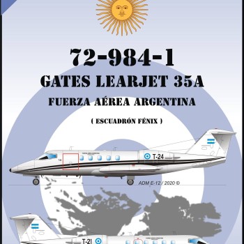 GATES LEARJET 35A - FUERZA AÉREA ARGENTINA - ESCUADRÓN FÉNIX