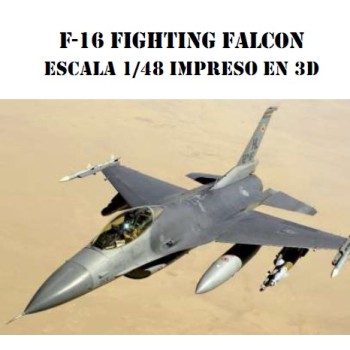 F-16 FIGHTING FALCON - 3D- 1/48