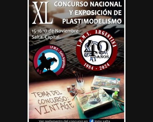 CONCURSO Y NACIONAL DE PLASTIMODELISMO EN SALTA - NOVIEMBRE 2024